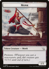 Monk // Phyrexian Saproling Double-Sided Token [March of the Machine Tokens] | Dragon's Lair Comics and Fantasy Houston TX
