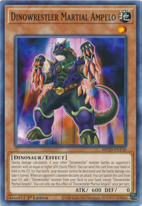 Dinowrestler Martial Ampelo [MP20-EN150] Common | Dragon's Lair Comics and Fantasy Houston TX