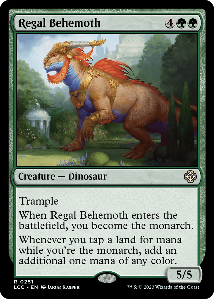 Regal Behemoth [The Lost Caverns of Ixalan Commander] | Dragon's Lair Comics and Fantasy Houston TX
