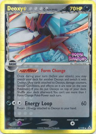 Deoxys (3/110) (Delta Species) (Stamped) [EX: Holon Phantoms] | Dragon's Lair Comics and Fantasy Houston TX