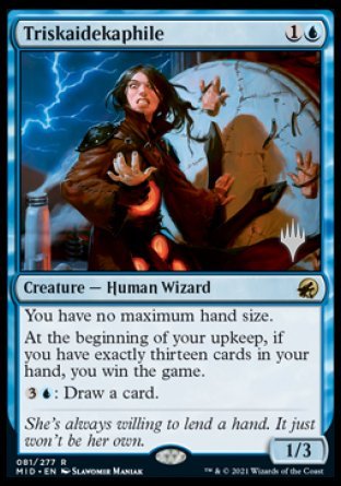 Triskaidekaphile (Promo Pack) [Innistrad: Midnight Hunt Promos] | Dragon's Lair Comics and Fantasy Houston TX