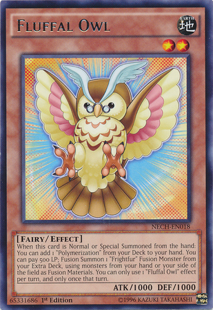 Fluffal Owl [NECH-EN018] Rare | Dragon's Lair Comics and Fantasy Houston TX