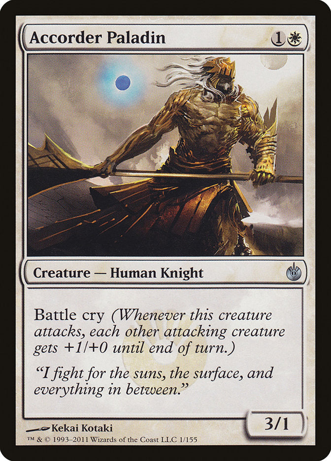 Accorder Paladin [Mirrodin Besieged] | Dragon's Lair Comics and Fantasy Houston TX