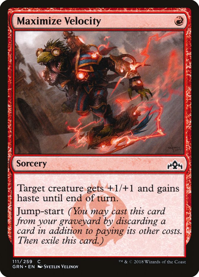 Maximize Velocity [Guilds of Ravnica] | Dragon's Lair Comics and Fantasy Houston TX