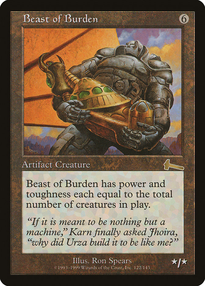 Beast of Burden [Urza's Legacy] | Dragon's Lair Comics and Fantasy Houston TX