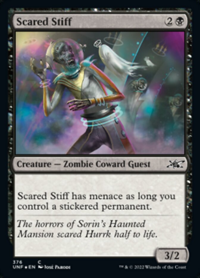 Scared Stiff (Galaxy Foil) [Unfinity] | Dragon's Lair Comics and Fantasy Houston TX