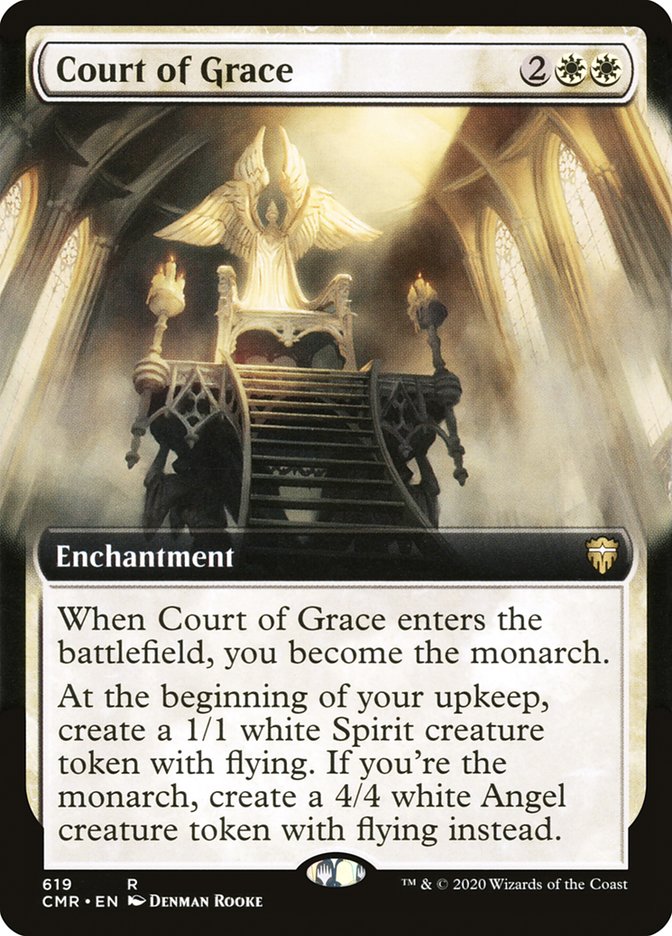 Court of Grace (Extended Art) [Commander Legends] | Dragon's Lair Comics and Fantasy Houston TX