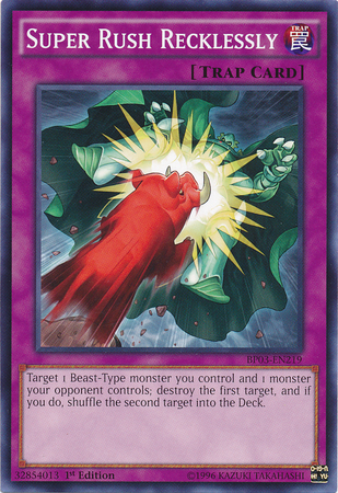 Super Rush Recklessly [BP03-EN219] Common | Dragon's Lair Comics and Fantasy Houston TX