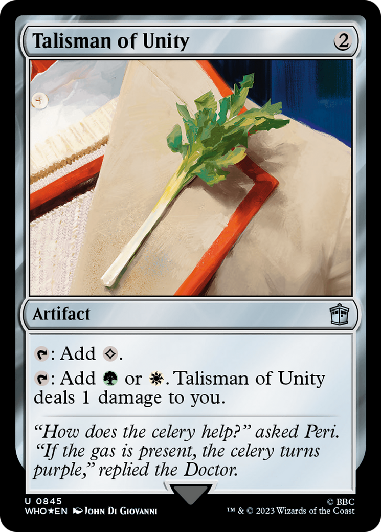 Talisman of Unity (Surge Foil) [Doctor Who] | Dragon's Lair Comics and Fantasy Houston TX
