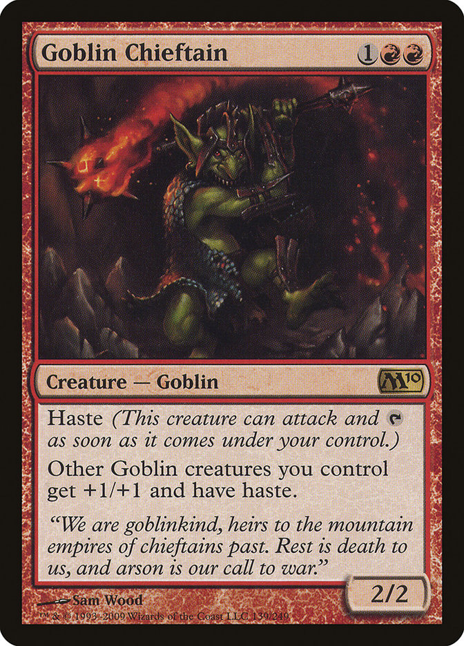 Goblin Chieftain [Magic 2010] | Dragon's Lair Comics and Fantasy Houston TX