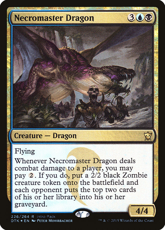 Necromaster Dragon (Intro Pack) [Dragons of Tarkir Promos] | Dragon's Lair Comics and Fantasy Houston TX