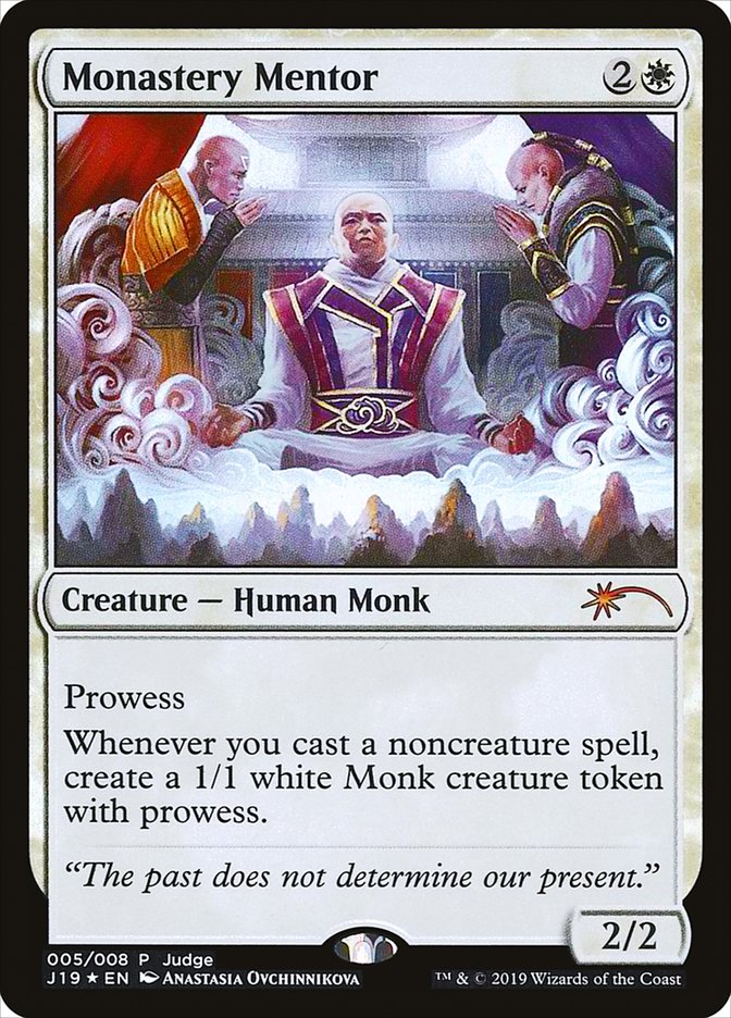 Monastery Mentor [Judge Gift Cards 2019] | Dragon's Lair Comics and Fantasy Houston TX