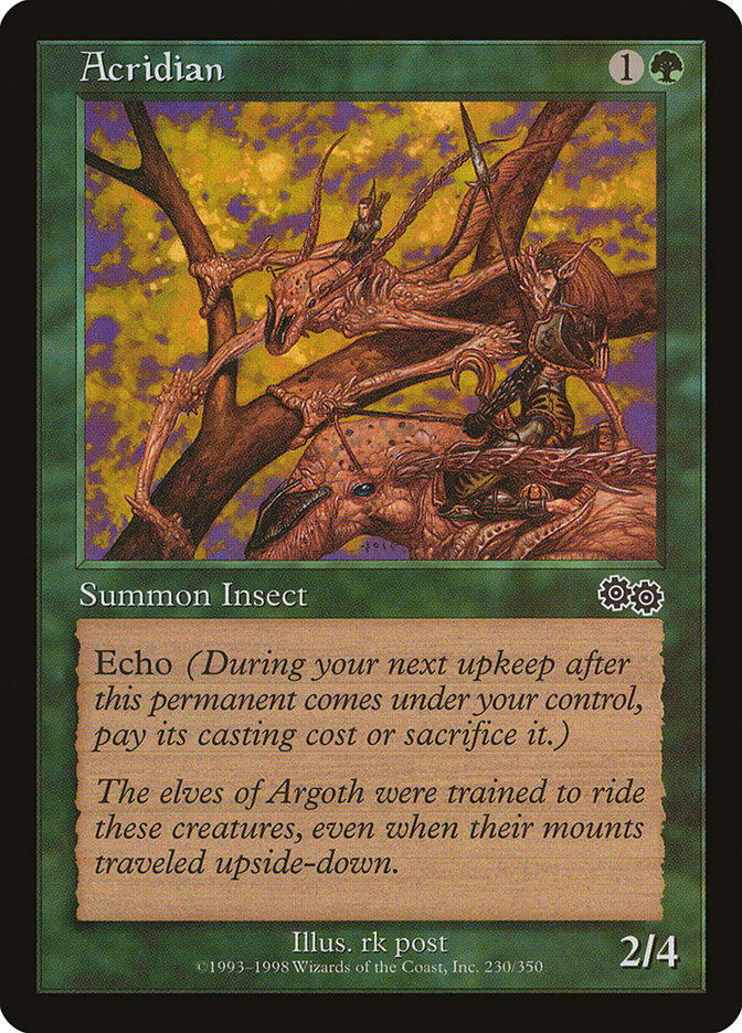 Acridian [Urza's Saga] | Dragon's Lair Comics and Fantasy Houston TX