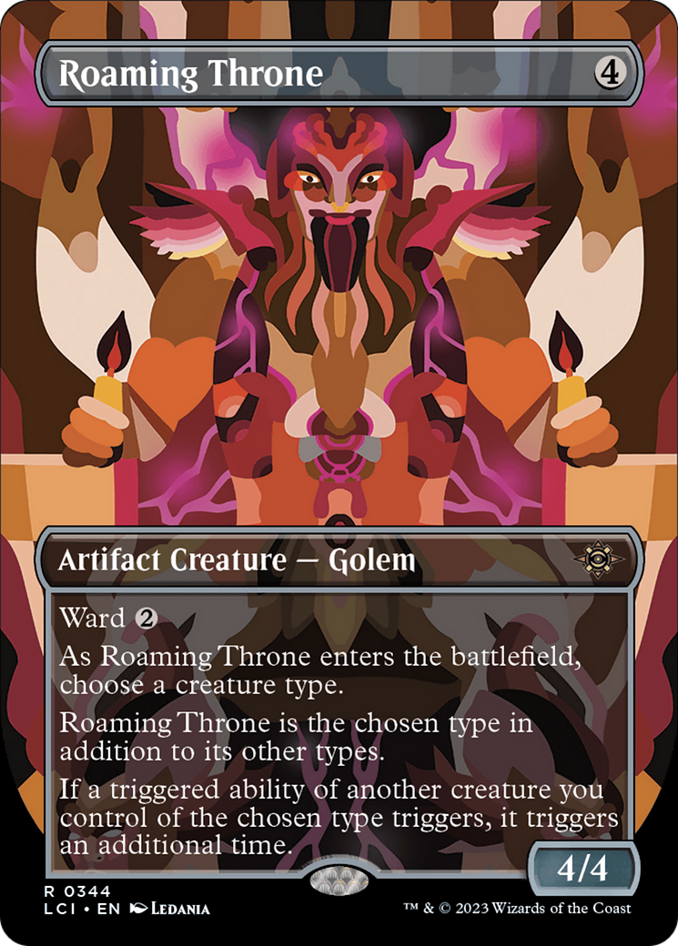 Roaming Throne (Borderless) [The Lost Caverns of Ixalan] | Dragon's Lair Comics and Fantasy Houston TX