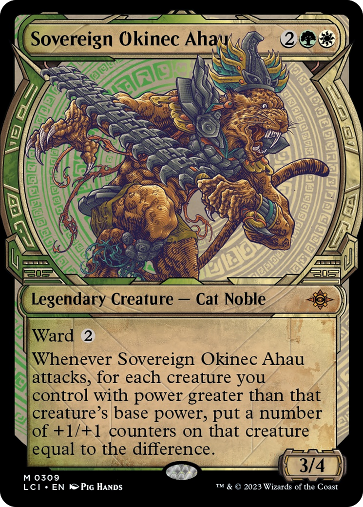 Sovereign Okinec Ahau (Showcase) [The Lost Caverns of Ixalan] | Dragon's Lair Comics and Fantasy Houston TX