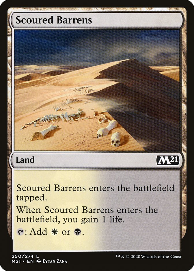 Scoured Barrens [Core Set 2021] | Dragon's Lair Comics and Fantasy Houston TX