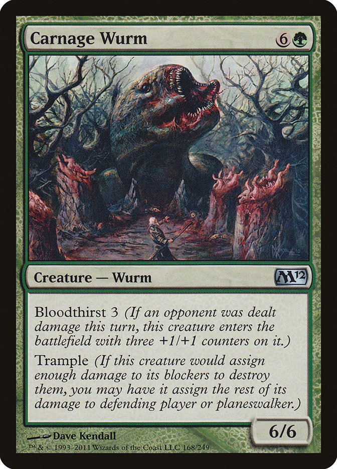 Carnage Wurm [Magic 2012] | Dragon's Lair Comics and Fantasy Houston TX