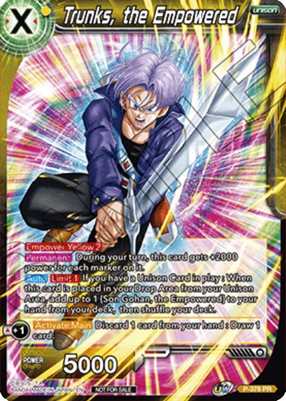 Trunks, the Empowered (P-378) [Promotion Cards] | Dragon's Lair Comics and Fantasy Houston TX