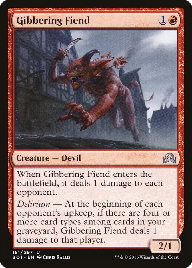Gibbering Fiend [Shadows over Innistrad] | Dragon's Lair Comics and Fantasy Houston TX