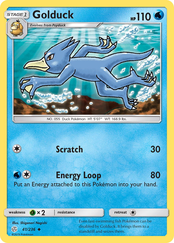 Golduck (41/236) [Sun & Moon: Cosmic Eclipse] | Dragon's Lair Comics and Fantasy Houston TX