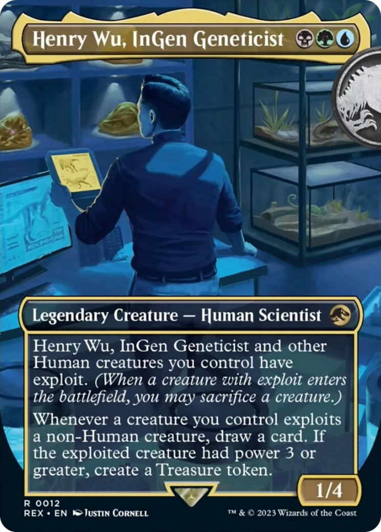 Henry Wu, InGen Geneticist (Borderless) [Jurassic World Collection] | Dragon's Lair Comics and Fantasy Houston TX