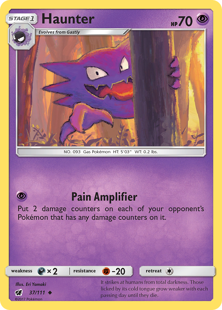 Haunter (37/111) [Sun & Moon: Crimson Invasion] | Dragon's Lair Comics and Fantasy Houston TX