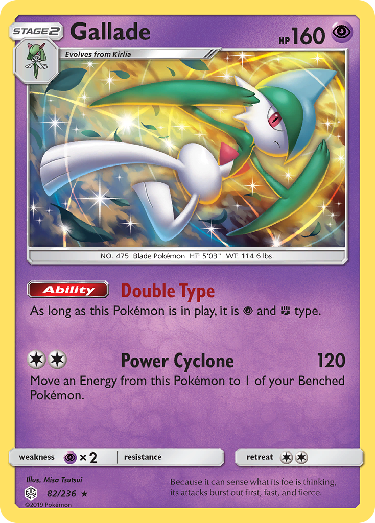 Gallade (82/236) [Sun & Moon: Cosmic Eclipse] | Dragon's Lair Comics and Fantasy Houston TX