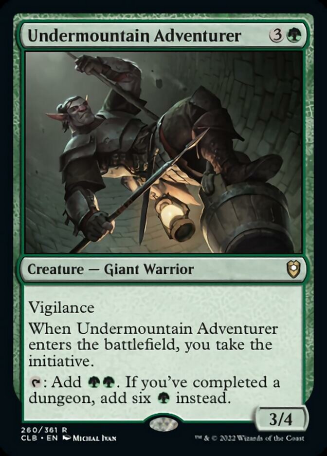 Undermountain Adventurer [Commander Legends: Battle for Baldur's Gate] | Dragon's Lair Comics and Fantasy Houston TX