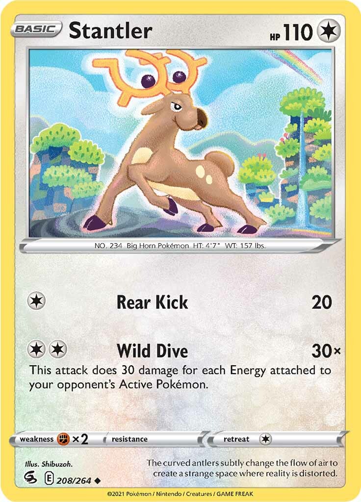 Stantler (208/264) [Sword & Shield: Fusion Strike] | Dragon's Lair Comics and Fantasy Houston TX
