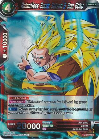 Relentless Super Saiyan 3 Son Goku (BT2-004) [Union Force] | Dragon's Lair Comics and Fantasy Houston TX