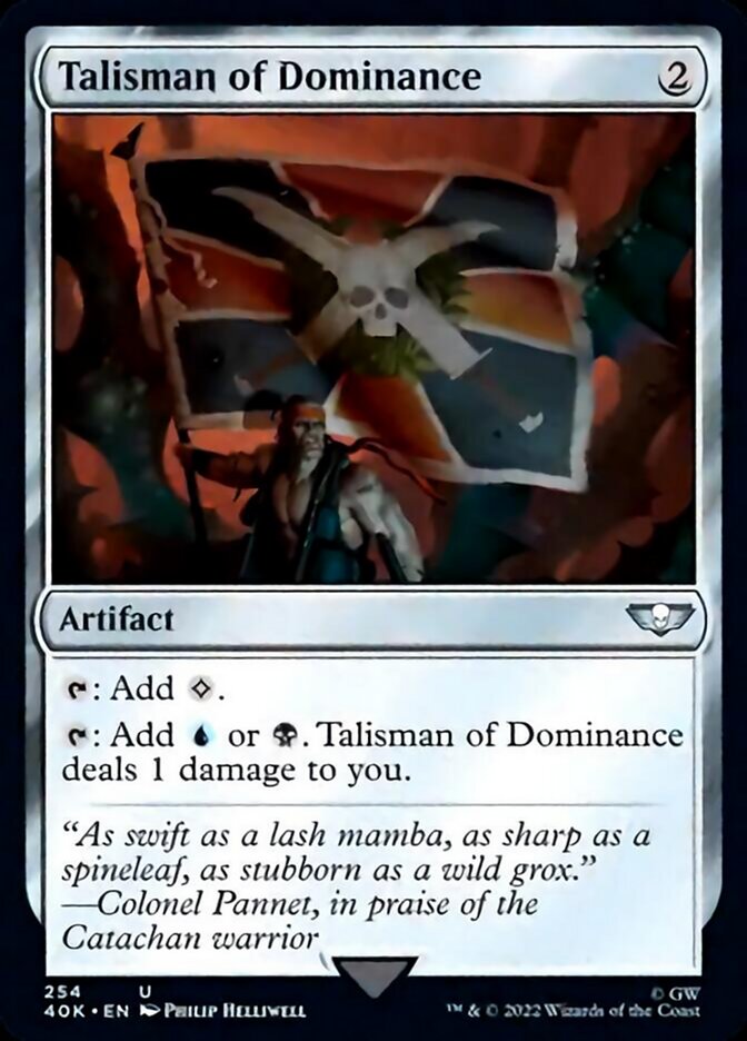 Talisman of Dominance (254) (Surge Foil) [Warhammer 40,000] | Dragon's Lair Comics and Fantasy Houston TX