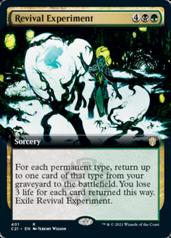 Revival Experiment (Extended Art) [Commander 2021] | Dragon's Lair Comics and Fantasy Houston TX