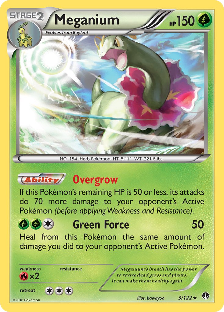 Meganium (3/122) [XY: BREAKpoint] | Dragon's Lair Comics and Fantasy Houston TX