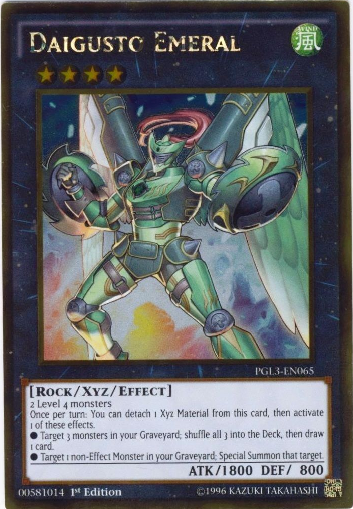 Daigusto Emeral [PGL3-EN065] Gold Rare | Dragon's Lair Comics and Fantasy Houston TX