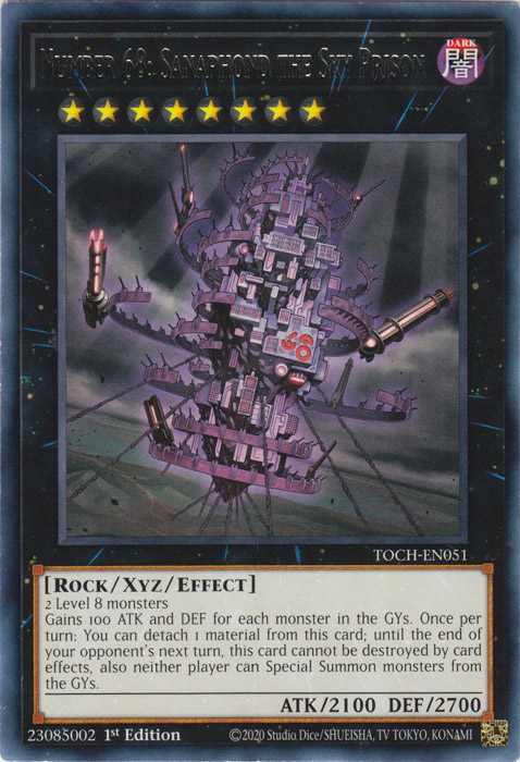Number 68: Sanaphond the Sky Prison [TOCH-EN051] Rare | Dragon's Lair Comics and Fantasy Houston TX