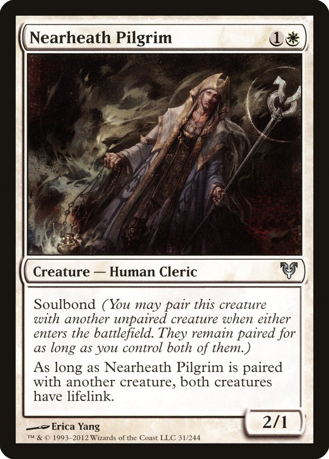 Nearheath Pilgrim [Avacyn Restored] | Dragon's Lair Comics and Fantasy Houston TX
