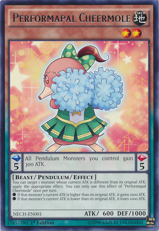 Performapal Cheermole [NECH-EN001] Rare | Dragon's Lair Comics and Fantasy Houston TX