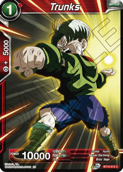 Trunks (BT15-012) [Saiyan Showdown] | Dragon's Lair Comics and Fantasy Houston TX