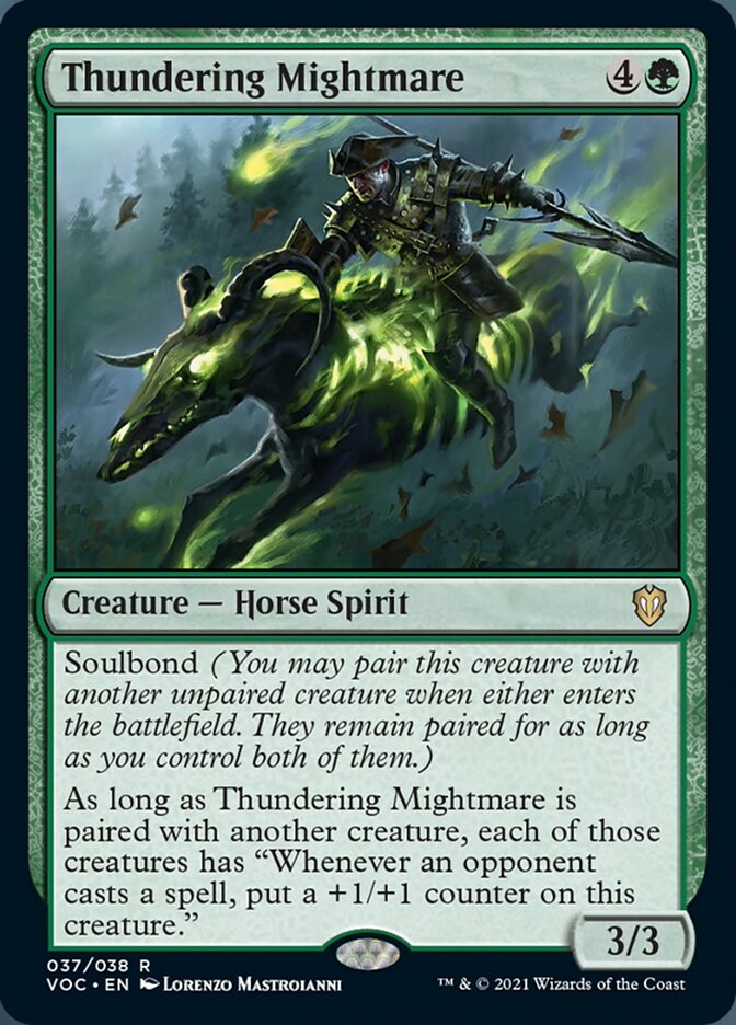 Thundering Mightmare [Innistrad: Crimson Vow Commander] | Dragon's Lair Comics and Fantasy Houston TX