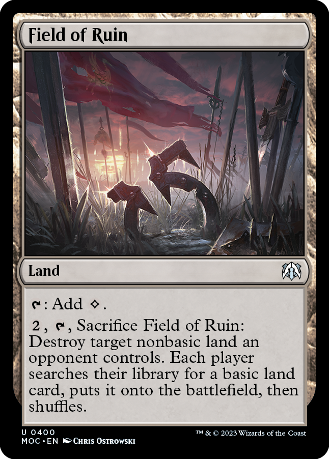 Field of Ruin [March of the Machine Commander] | Dragon's Lair Comics and Fantasy Houston TX