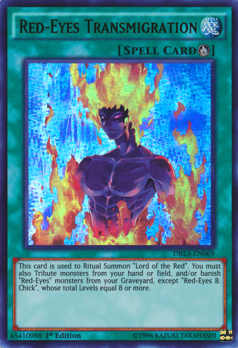 Red-Eyes Transmigration [DRL3-EN069] Ultra Rare | Dragon's Lair Comics and Fantasy Houston TX