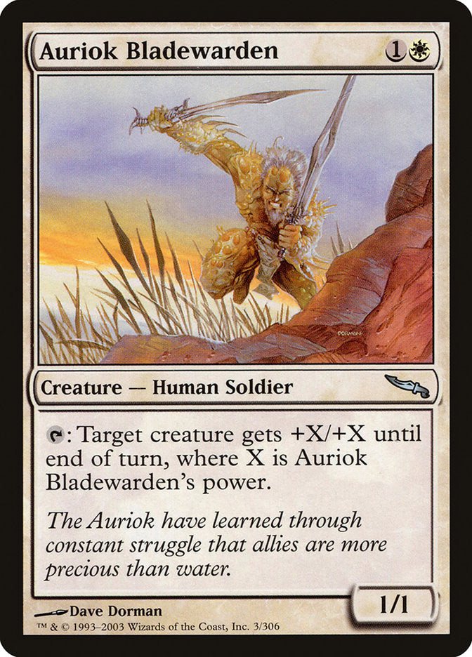 Auriok Bladewarden [Mirrodin] | Dragon's Lair Comics and Fantasy Houston TX