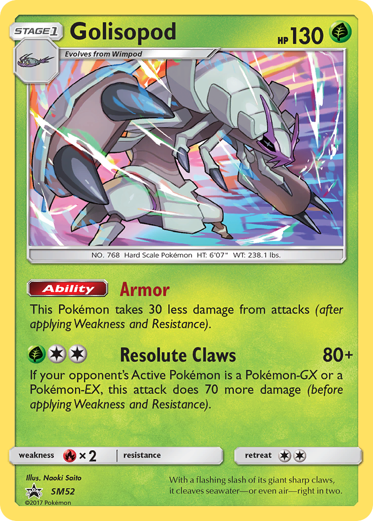 Golisopod (SM52) [Sun & Moon: Black Star Promos] | Dragon's Lair Comics and Fantasy Houston TX