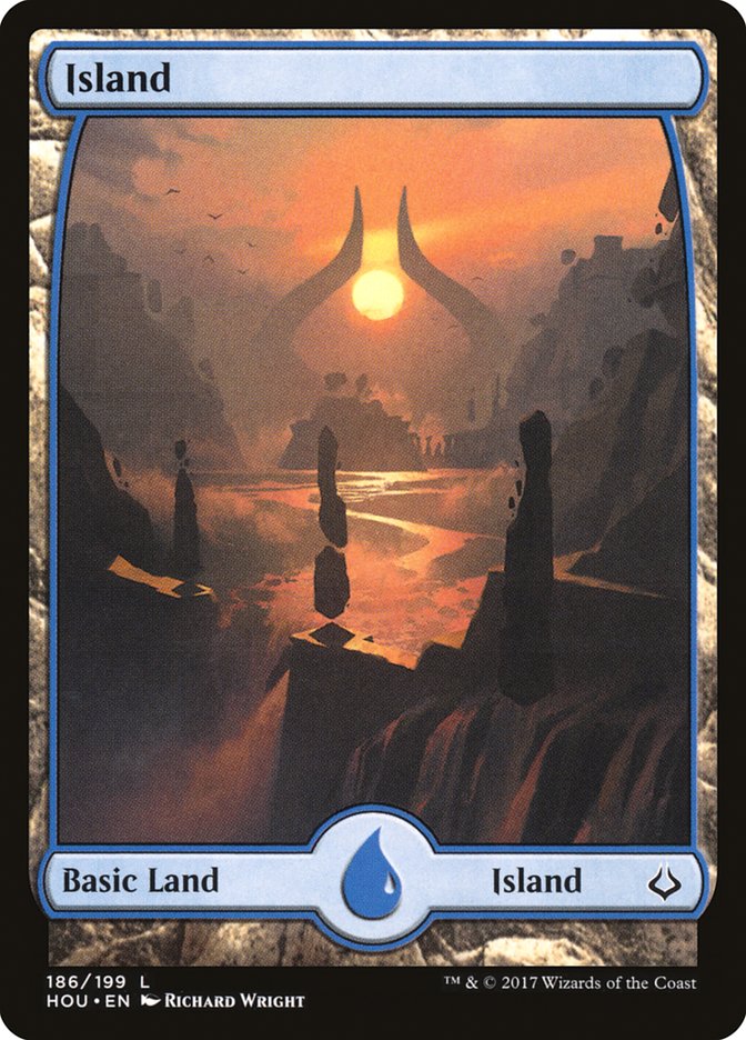 Island (186) [Hour of Devastation] | Dragon's Lair Comics and Fantasy Houston TX