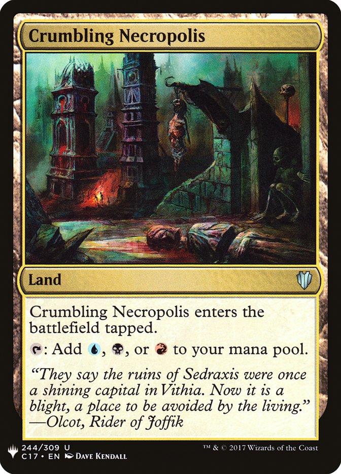 Crumbling Necropolis [Mystery Booster] | Dragon's Lair Comics and Fantasy Houston TX