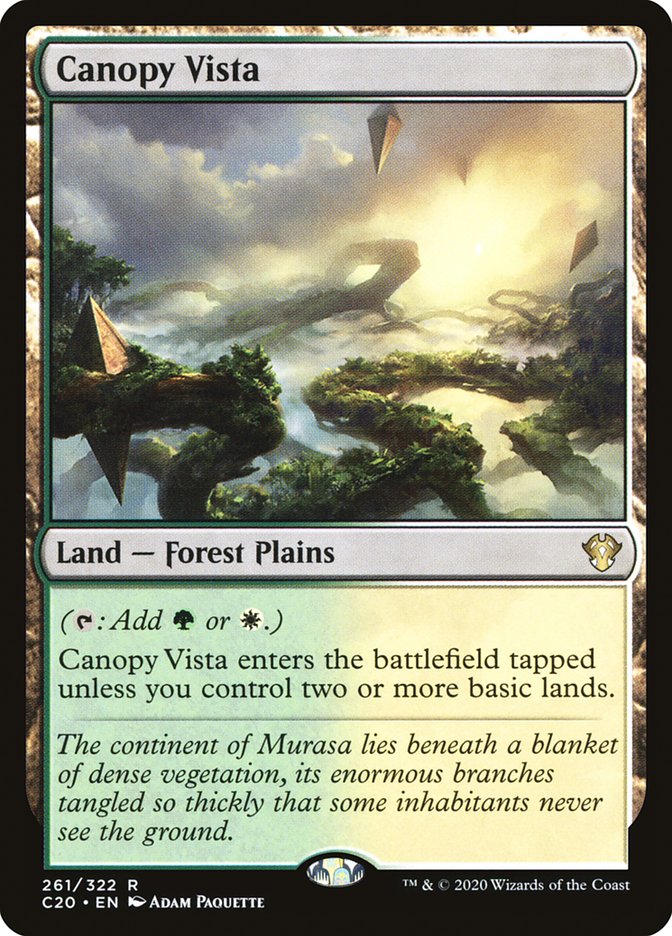Canopy Vista [Commander 2020] | Dragon's Lair Comics and Fantasy Houston TX