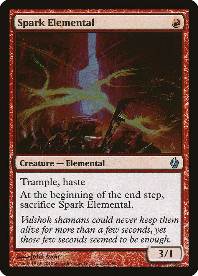 Spark Elemental [Premium Deck Series: Fire and Lightning] | Dragon's Lair Comics and Fantasy Houston TX