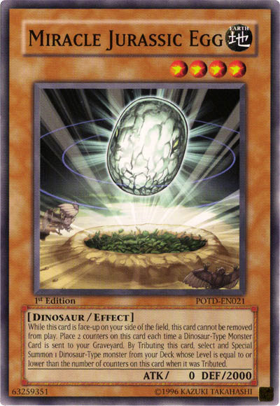 Miracle Jurassic Egg [POTD-EN021] Common | Dragon's Lair Comics and Fantasy Houston TX