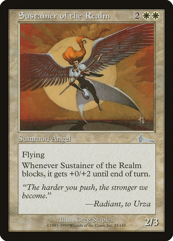 Sustainer of the Realm [Urza's Legacy] | Dragon's Lair Comics and Fantasy Houston TX