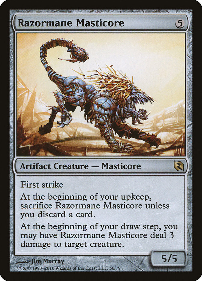 Razormane Masticore [Duel Decks: Elspeth vs. Tezzeret] | Dragon's Lair Comics and Fantasy Houston TX
